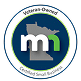 Minnesota Veteran-Owned Certified Small Business badge with state outline and 'mn' logo.