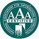 NAID AAA Certified badge for information destruction.